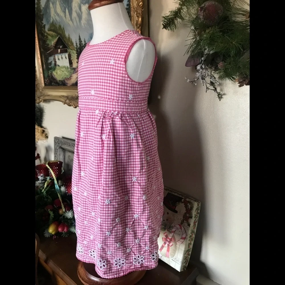 Baby Gap Pink Gingham 2-piece Sleeveless Dress